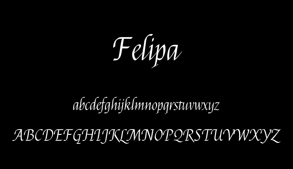 Felipa font