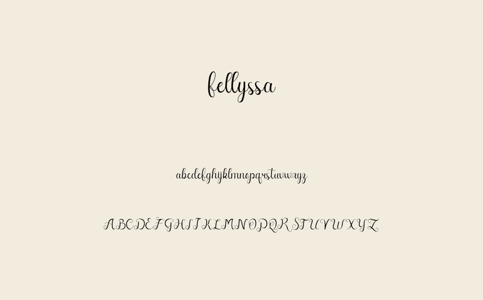 Fellyssa font