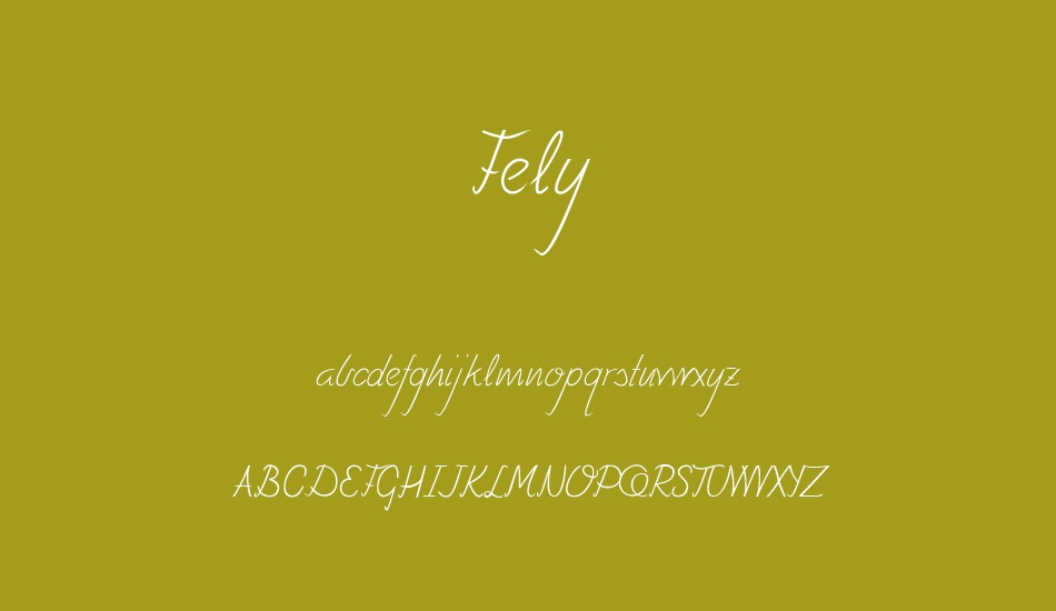 Fely font