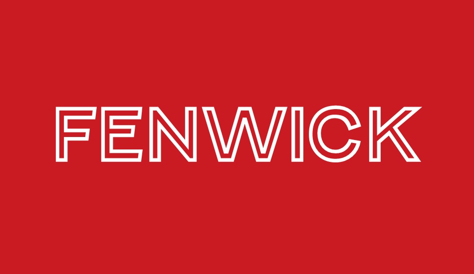 Fenwick Outline font big