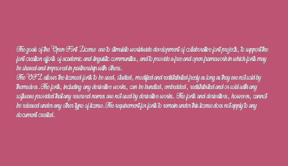 Ferishley Sunshine font 1