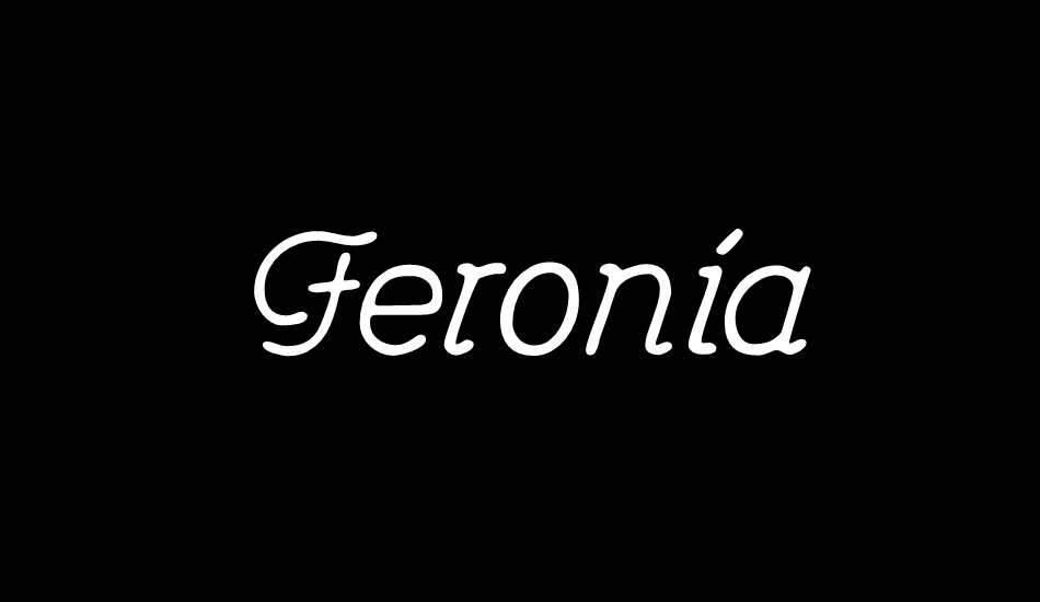 Feronia font big