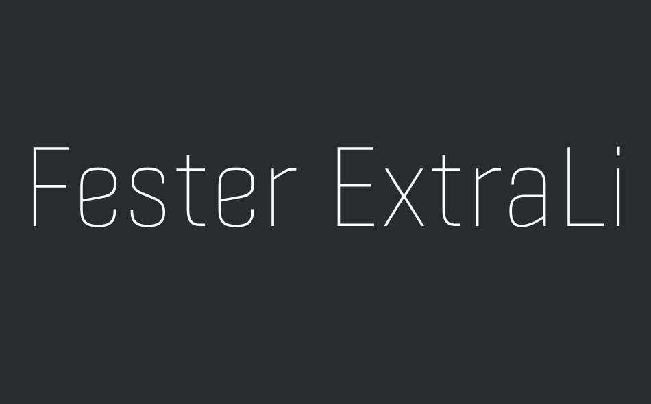 Fester font big