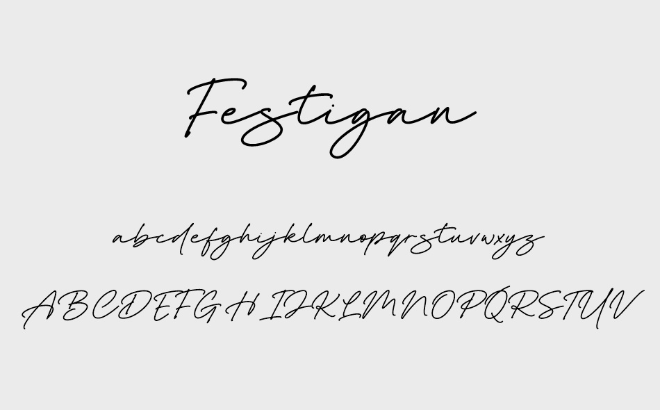 Festigan font