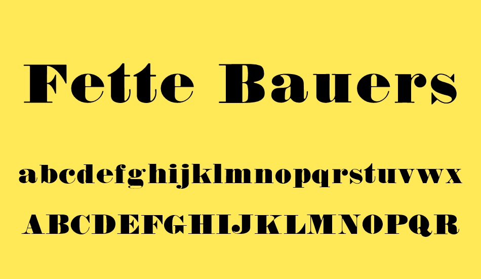 fette-bauersche-antiqua-unz-pro font