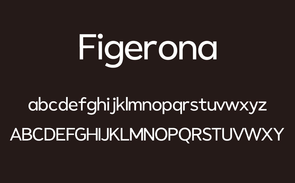 Figerona font