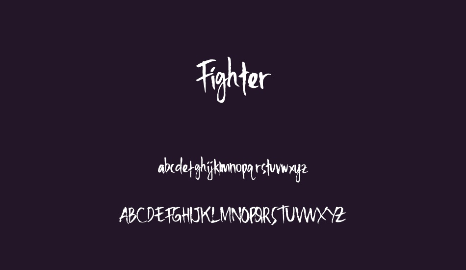 Fighter font