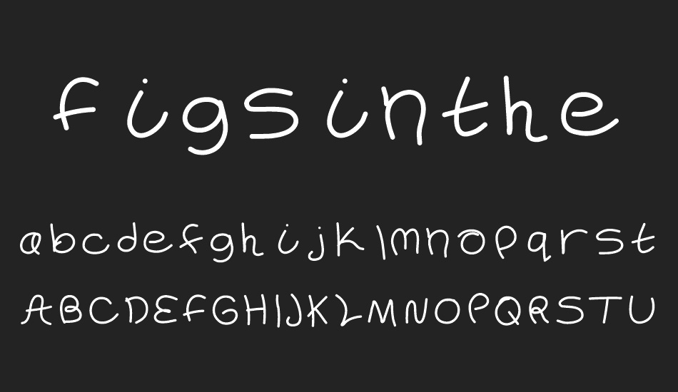 FigsintheSummer font