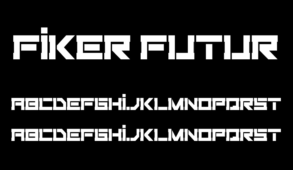 Fiker Futura font