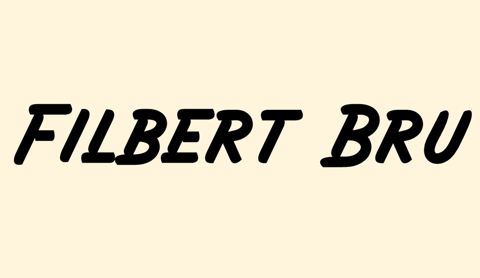 filbert-brush-caps-personal-use font big