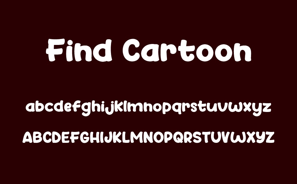 Find Cartoon font