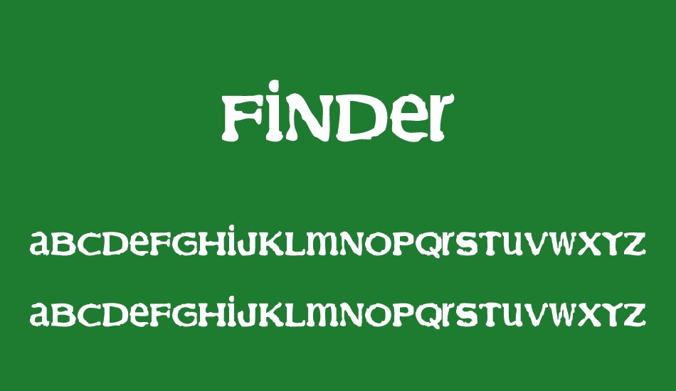 Finder font