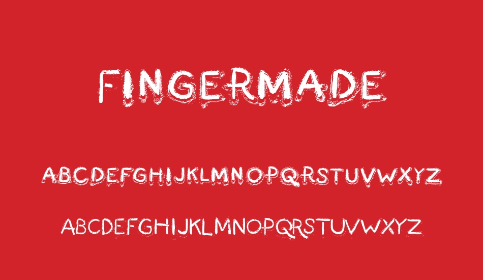 fingermade font