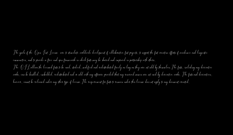 Fiolenita Script font 1