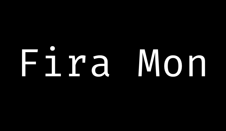 fira-mono font big