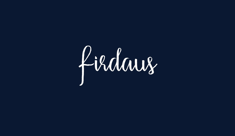 Firdaus font big