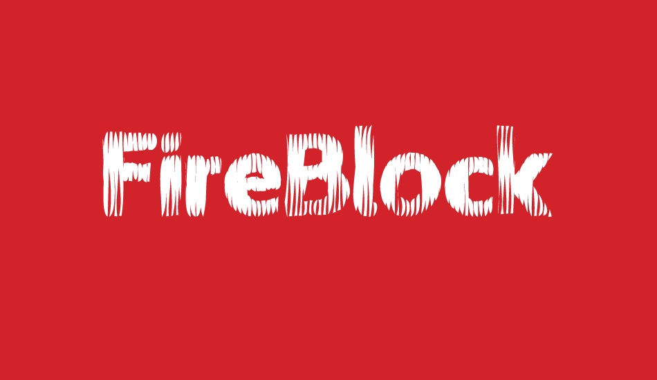 FireBlock font big