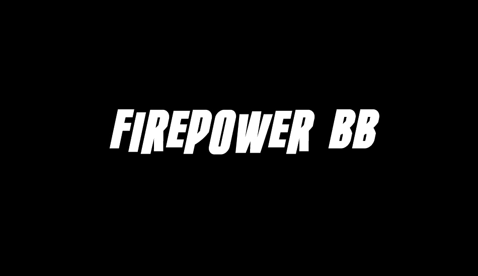 Firepower BB font big