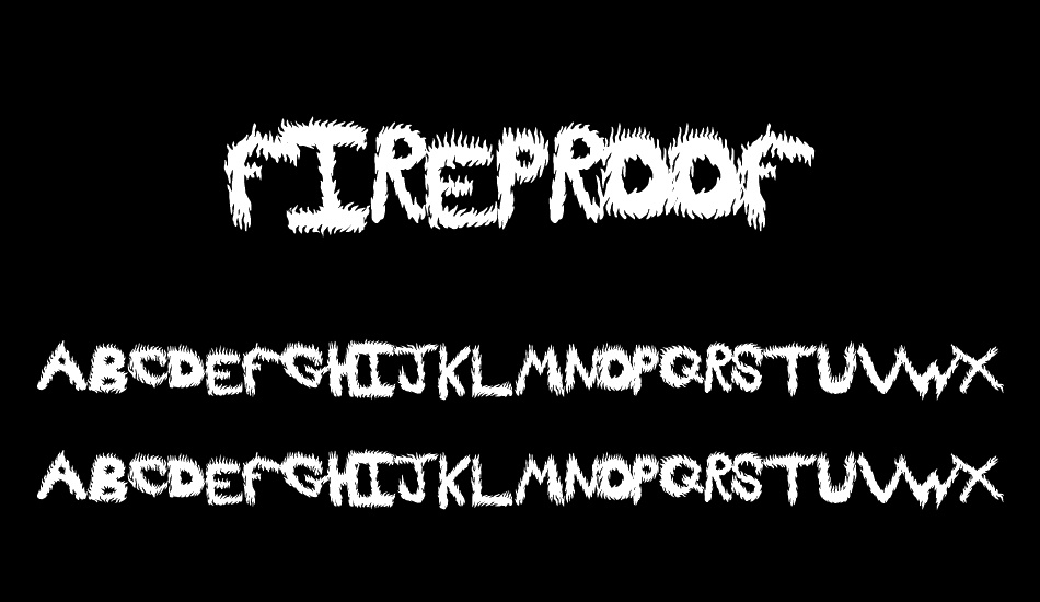 FireProof font