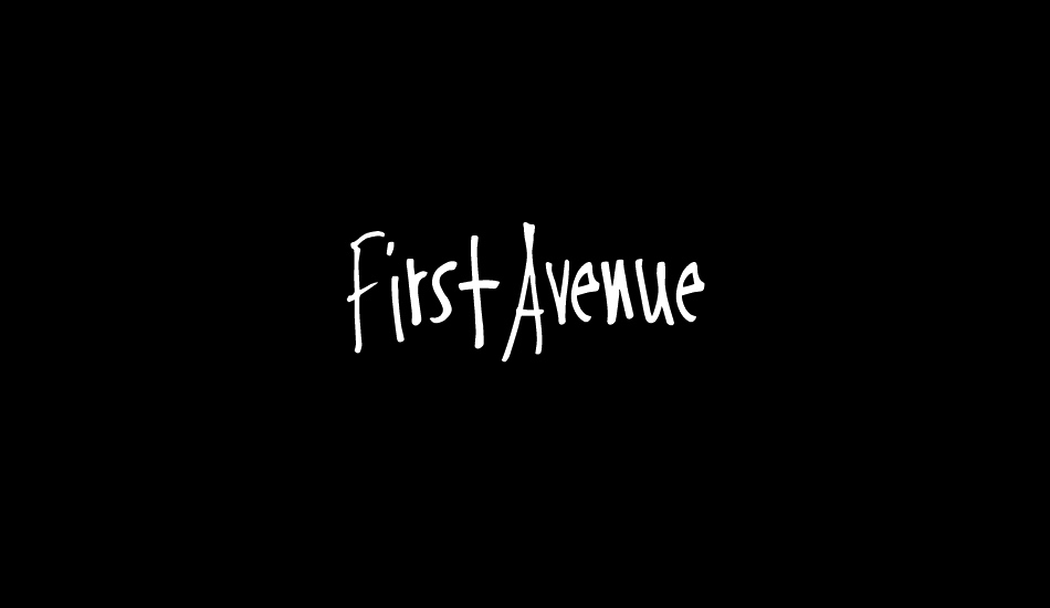 FirstAvenue font big