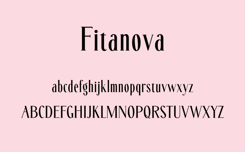 Fitanova font