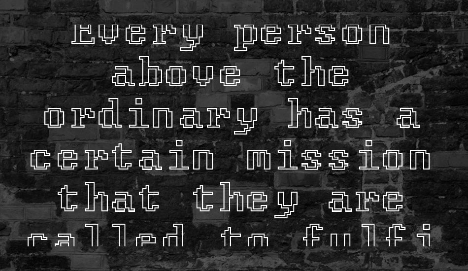 FixCystNeon font text