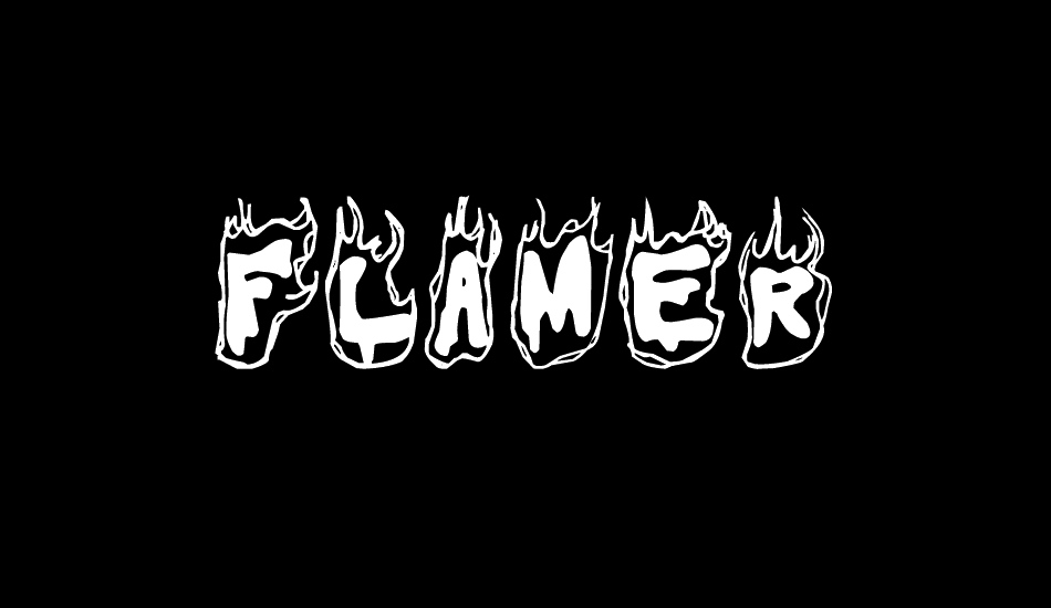 Flamer font big