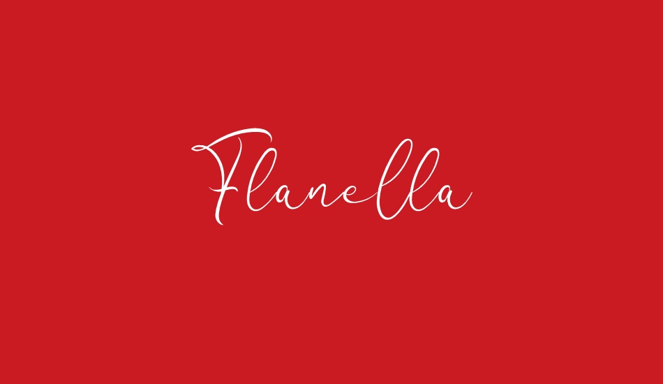 Flanella font big