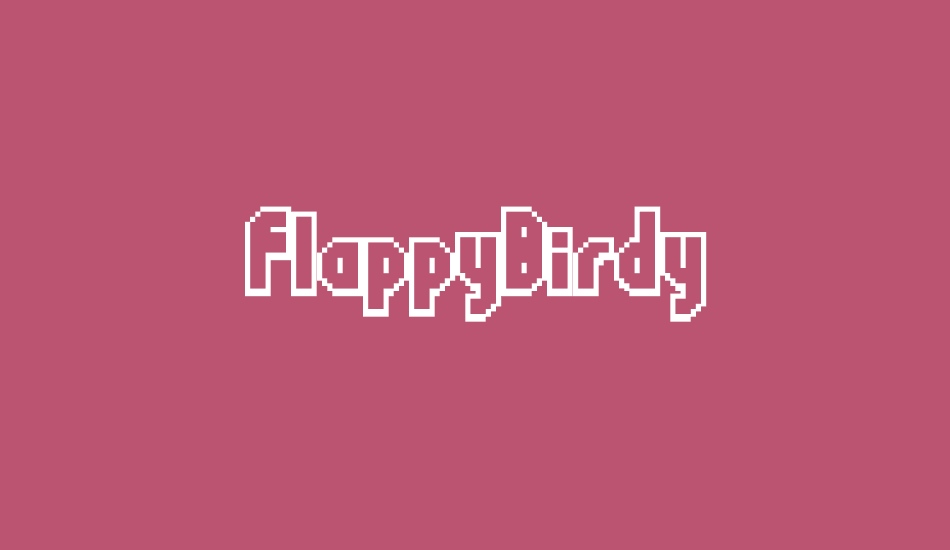 FlappyBirdy font big