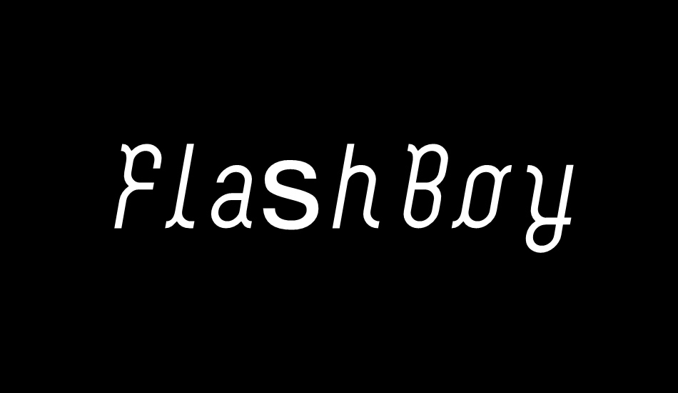 FlashBoy font big