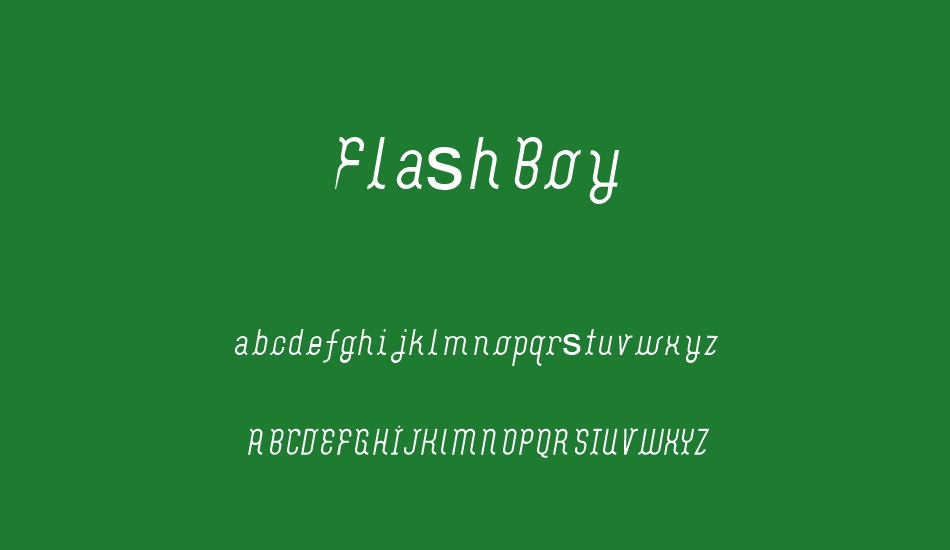 FlashBoy font