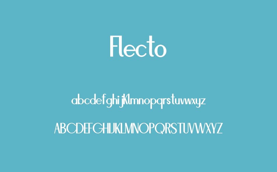 Flecto font