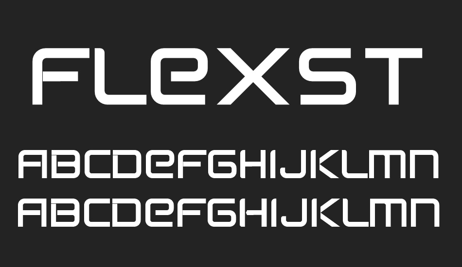 Flexsteel font