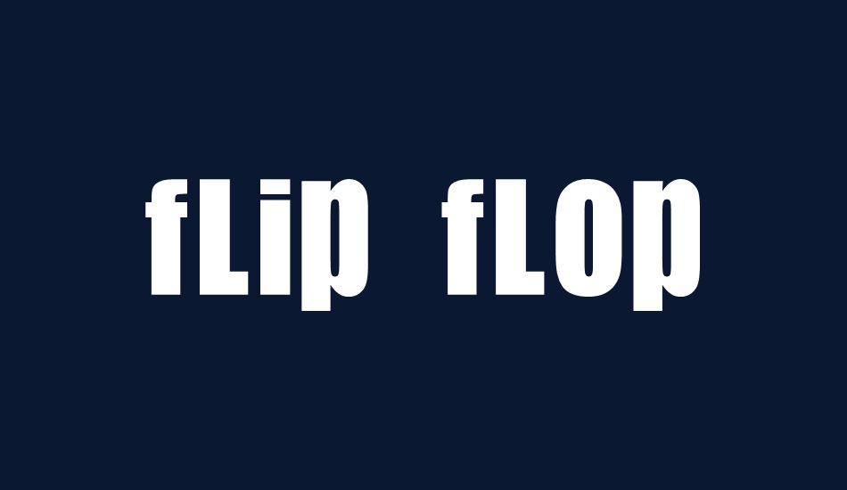 Flip Flop free font