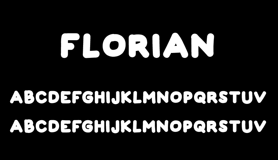 Florian free font