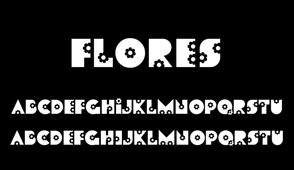 Flores font