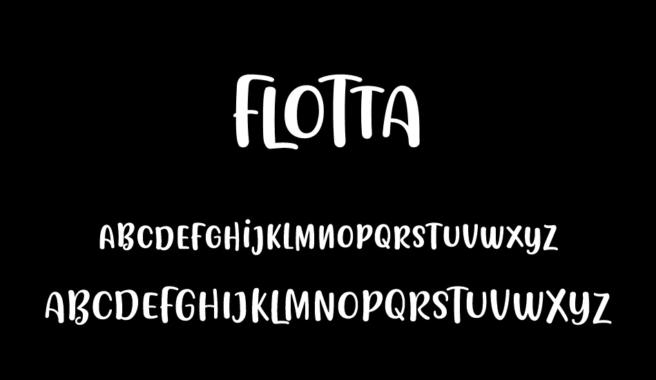 FLOTTA font