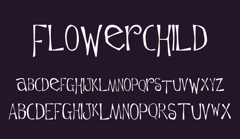 Flowerchild font