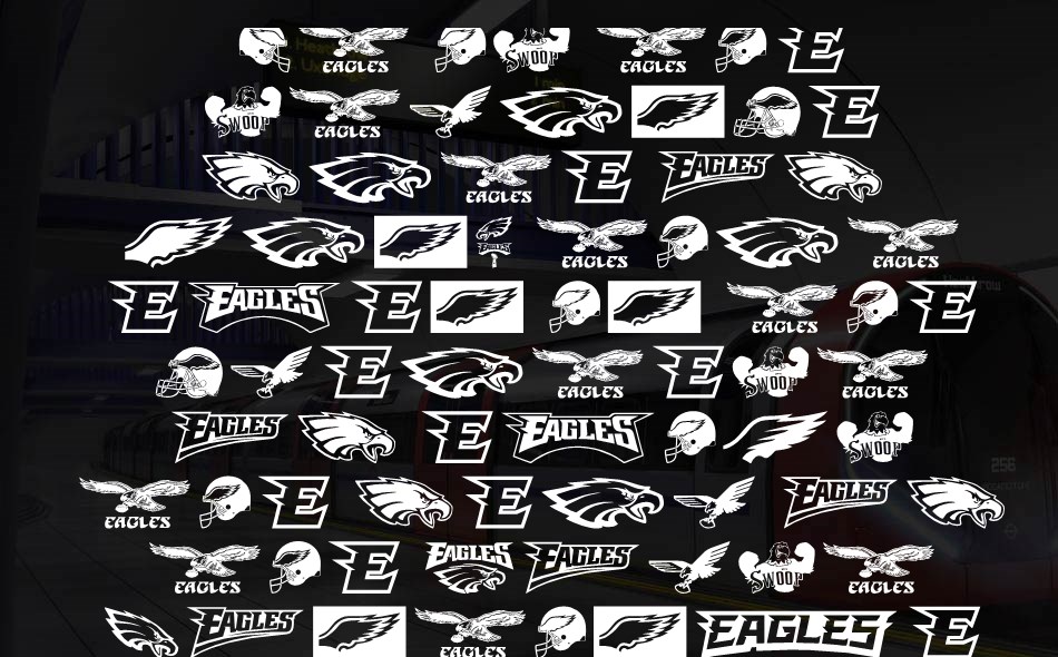 Fly Eagles Fly font text