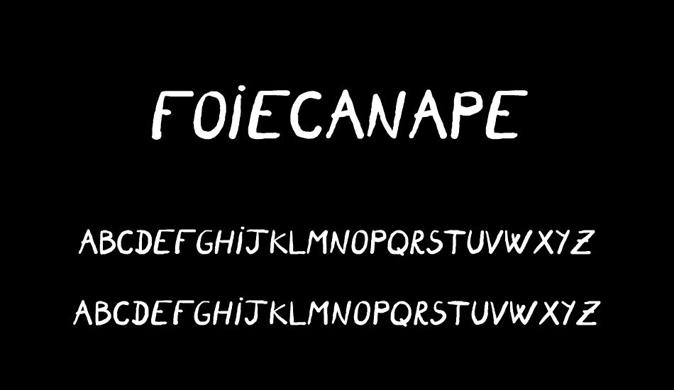 FoieCanape font