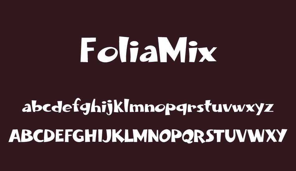 FoliaMix font