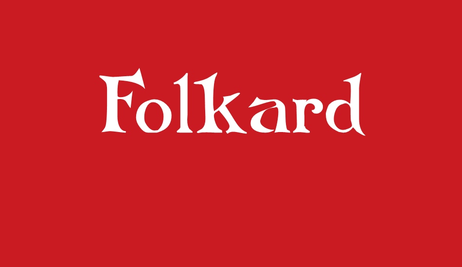 Folkard font big