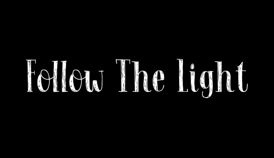 Follow The Light DEMO font big