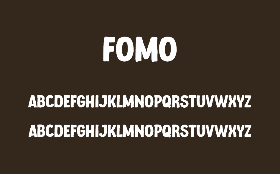 Fomo font