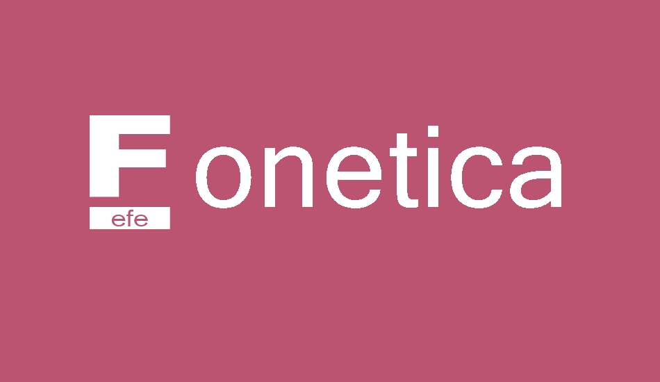 Fonetica font big