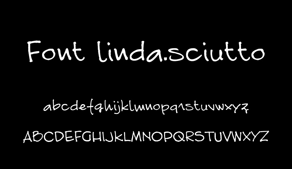 Font linda.sciutto font