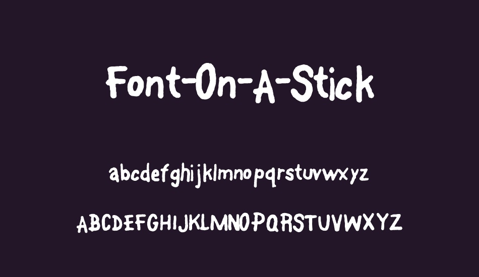 Font-On-A-Stick font