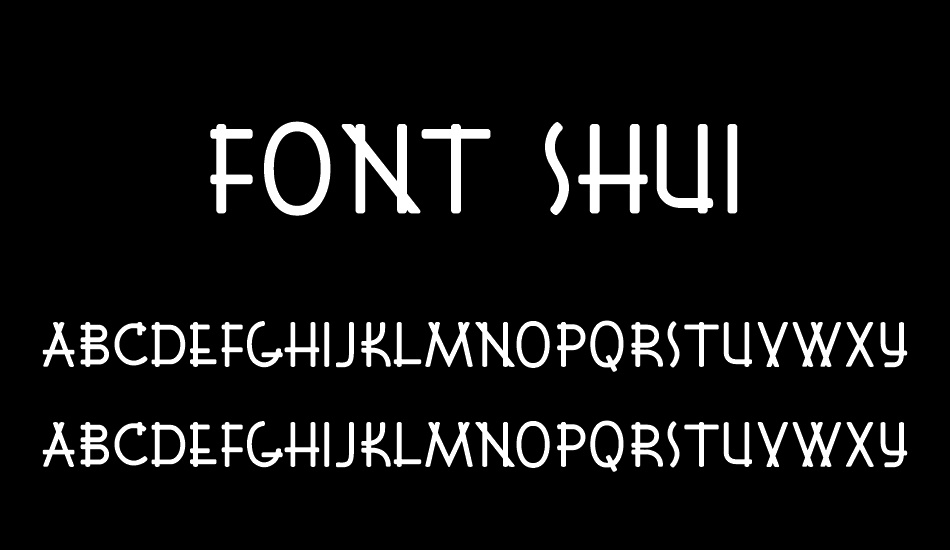 Font Shui font