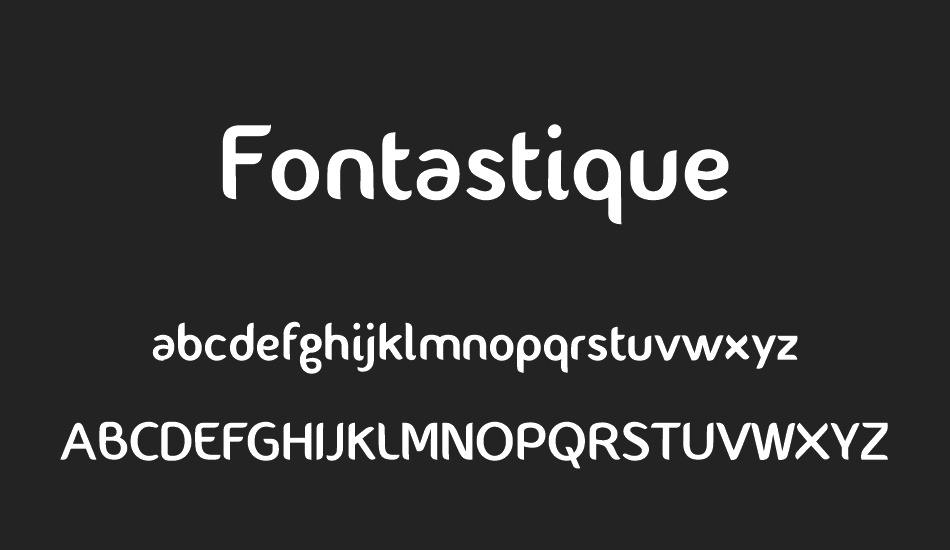 Fontastique font