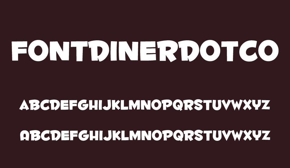 Fontdinerdotcom Huggable font